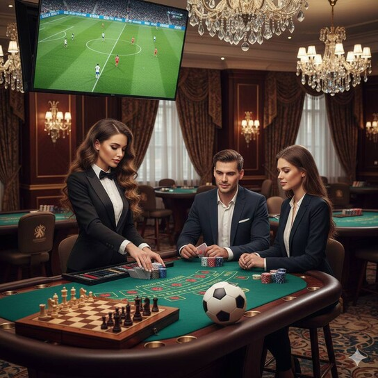 消消乐甜点主视觉 - 缤纷甜品与消除元素